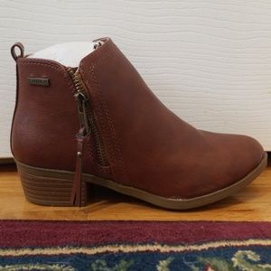 Girls Nautica Brown Ankle Bootie Brand New Size 2